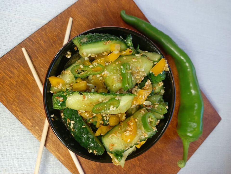 Огурцы по-китайски: новинка в вашем рационе