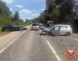 В Твери не смогли разъехаться два Hyundai