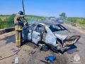 Сегодня сотрудники ПСЧ-32 ликвидировали последствия ДТП в районе населенного пункта Поречье Калязинского МО, где произошло столкновение легкового и грузового автомобилей