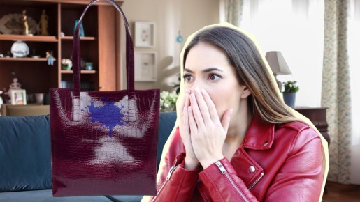 Химчистка не понадобится: вот как убрать пятно с сумки из кожзама