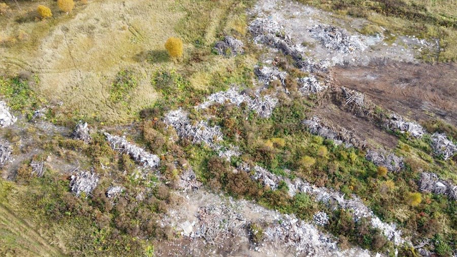 В Калининском округе ликвидировали крупнейшую несанкционированную свалку