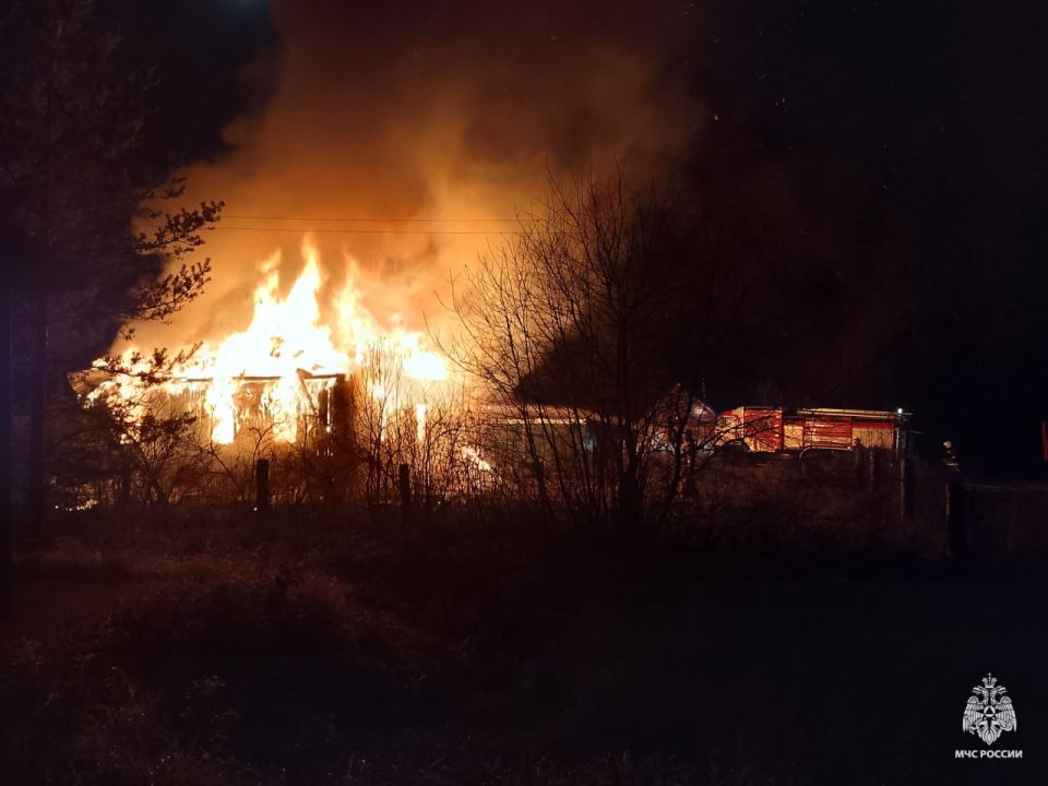 Сгорел дотла. Сегодня ночью огнеборцы 21 ПСЧ ликвидировали пожар в жилом доме в деревне Лубенькино Андреапольского МО. Во время возгорания жильцов дома не было, никто не пострадал