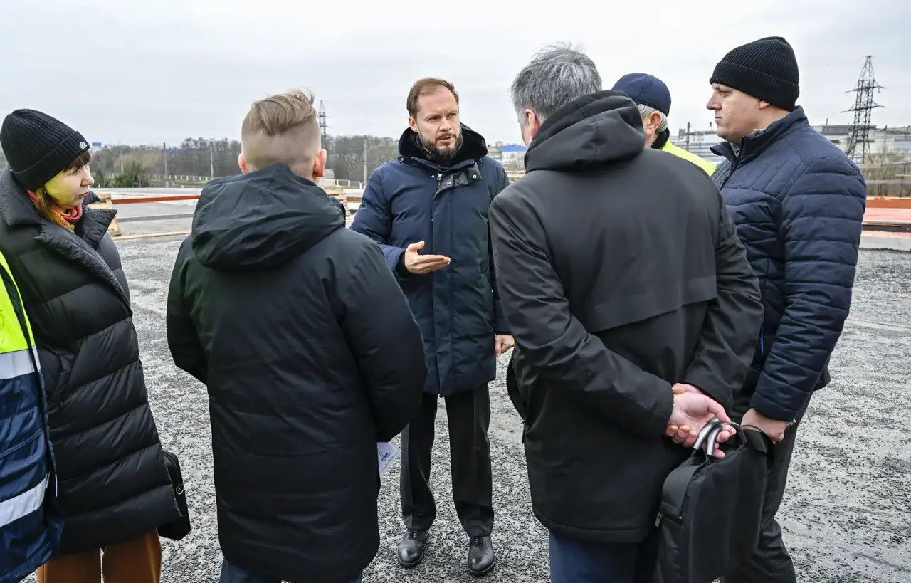 Виталий Королев на площадке строительства Западного моста: реализацию проекта буду контролировать лично