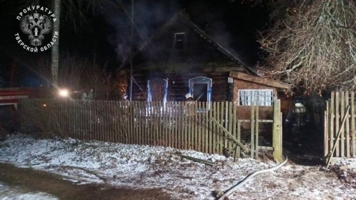 Мужчина и женщина погибли при пожаре в Пеновском округе