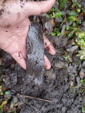 В Тверской области поисковики нашли останки красноармейца, медальон и горсть монет