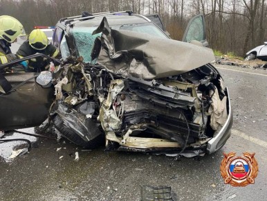 В Тверской области при столкновении двух Mitsubishi погиб пассажир