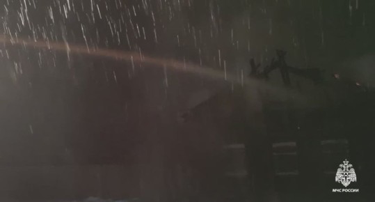 Ночной пожар. На улице Пролетарской в Весьегонске произошел пожар в нежилом доме