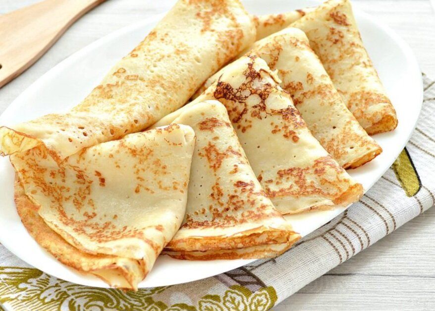 Нежные блинчики с ярким апельсиновым соусом