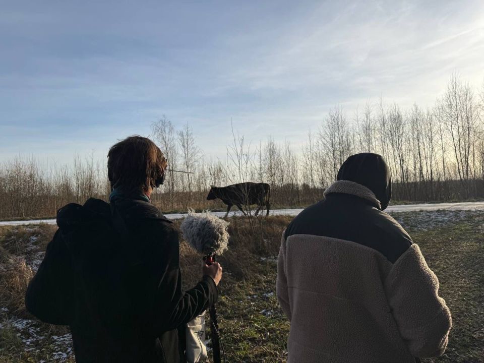 В почтовом отделении в деревне Тверской области снимали кино