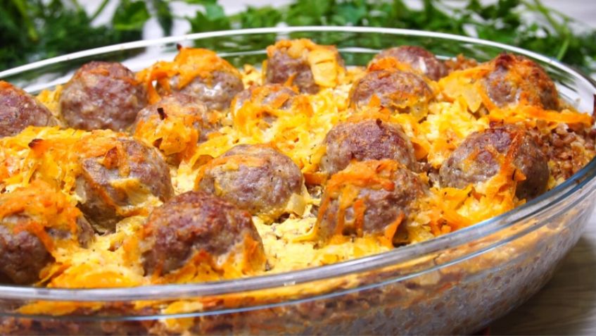 Вкус Мамы: Гречка с мясными шариками, которая покорит сердца всей семьи