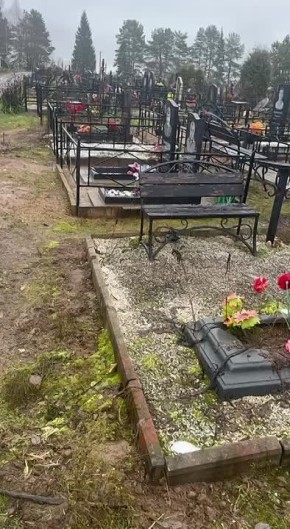 В Тверской области неизвестные обокрали могилу на кладбище во Ржеве