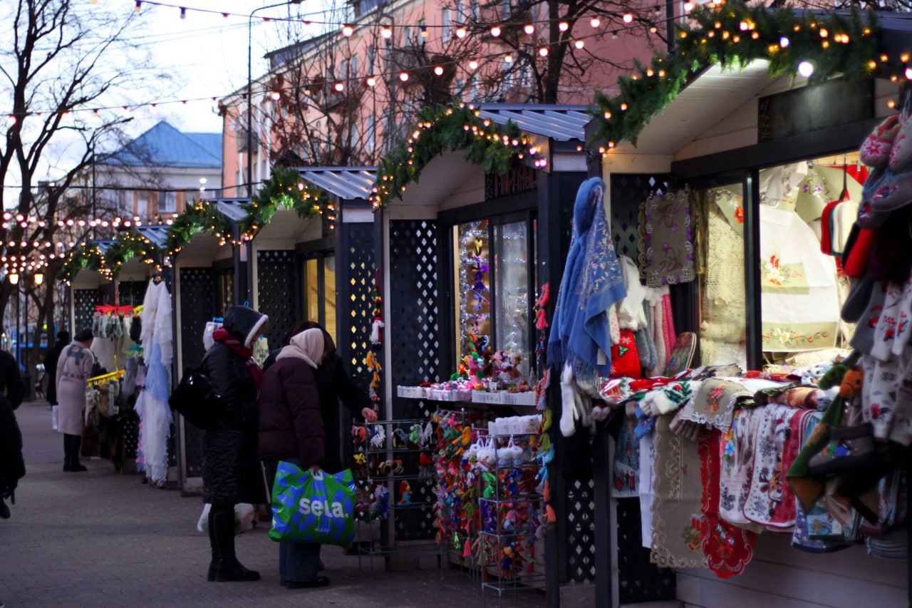 Рождественская ярмарка начала работу в центре Твери Рождественская ярмарка начала работу в центре Твери