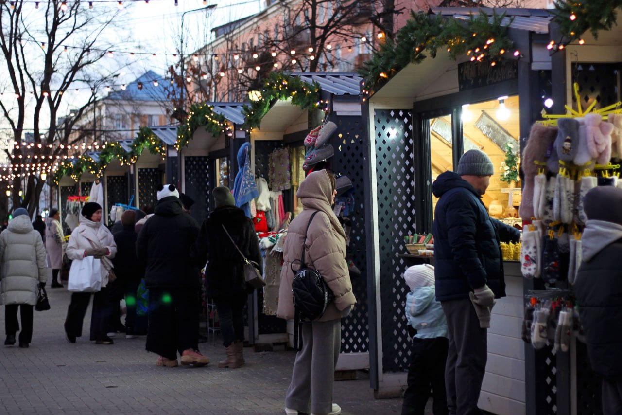 Рождественская ярмарка начала работу в центре Твери Рождественская ярмарка начала работу в центре Твери