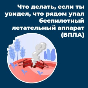 Напоминаем жителям Тверской области правила поведения при обнаружении БПЛА
