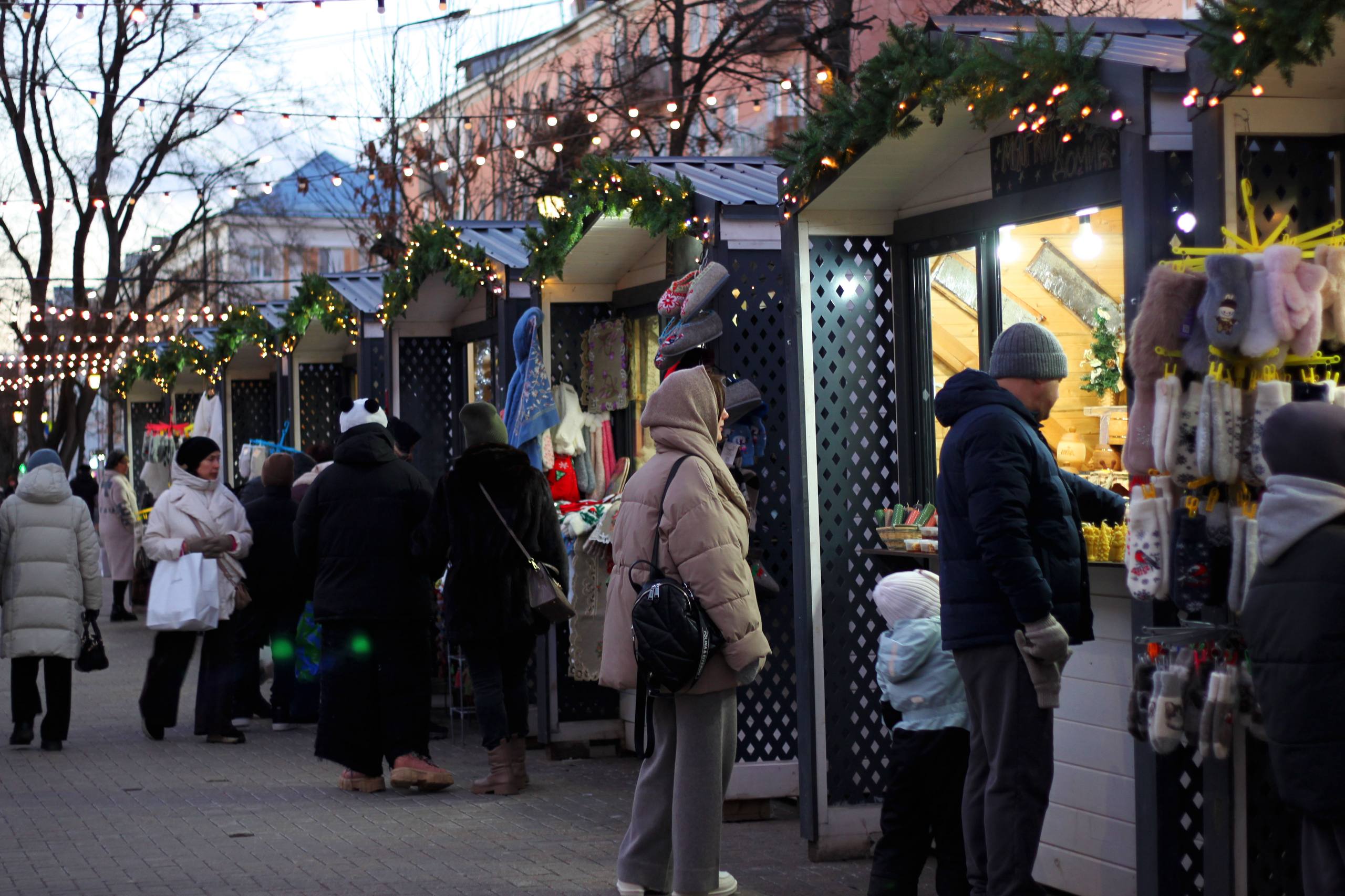 На бульваре Радищева открылась Рождественская ярмарка! На бульваре Радищева открылась Рождественская ярмарка!