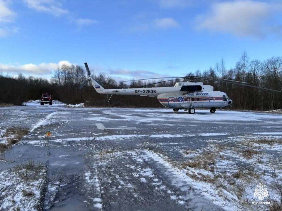 23 декабря вертолёт Ми-8 МЧС России совершил санитарный вылет в ЦРБ Нелидовского МО для оказания помощи и транспортировки пациента в областную клиническую больницу города Тверь