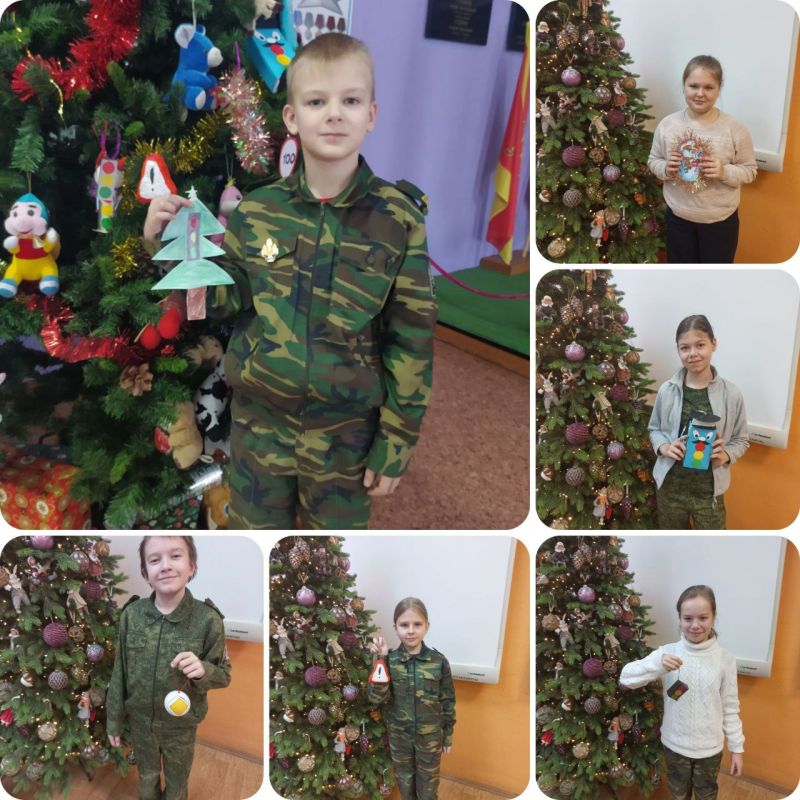 Учащиеся МОУ СОШ № 24 города Твери приняли участие в челлендже новогодних поделок #ЁлкавстилеПДД