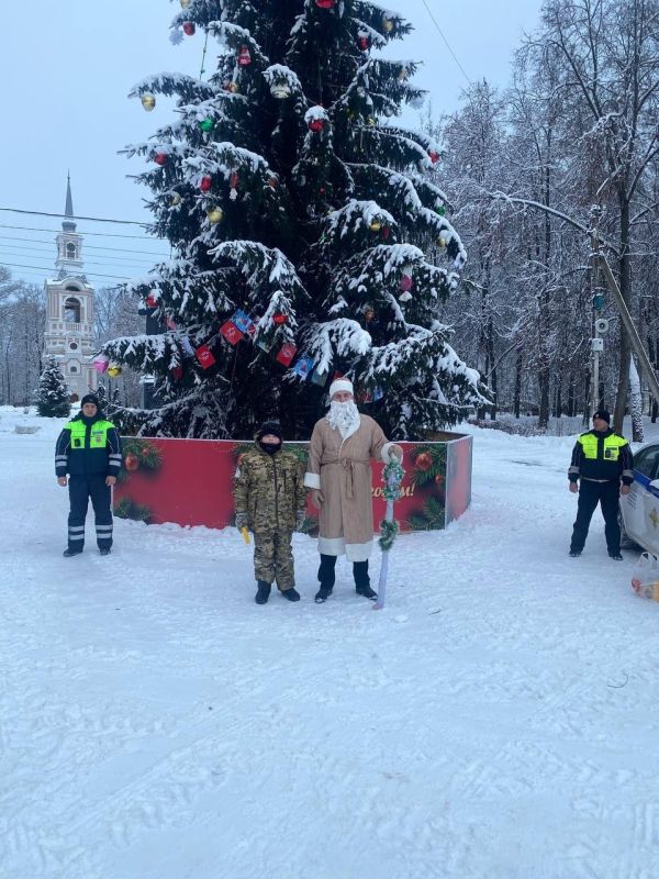 Новогоднее волшебство от сотрудников правопорядка