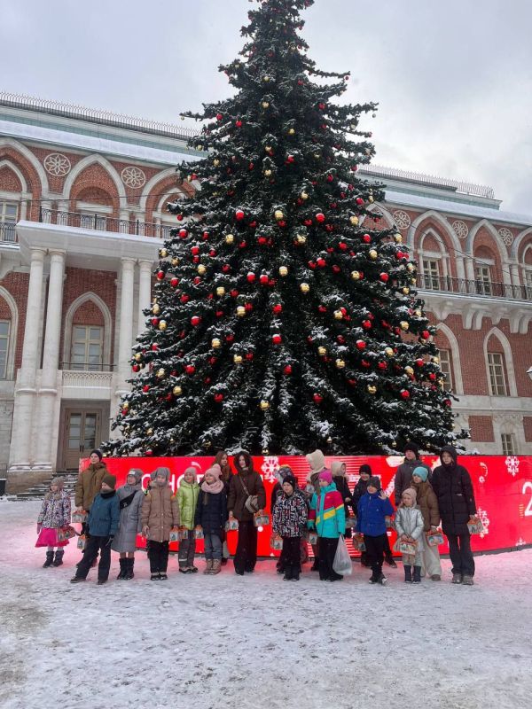 Тверские полицейские организовали для детей новогодний праздник в музее-заповеднике Царицыно