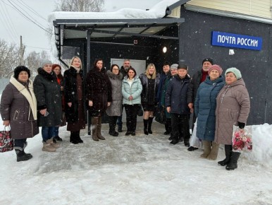 В отремонтированном помещении начало принимать клиентов почтовое отделение села Ильинское в Лихославльском округе
