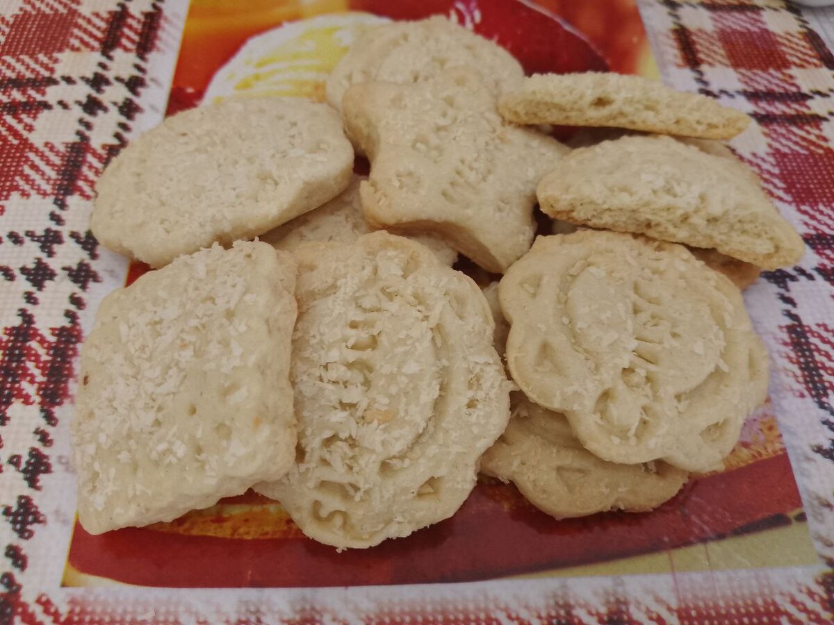 Нежное печенье с кокосом для уютного чаепития