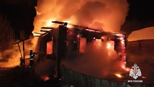 Пожар унёс жизни двух человек в Тверской области