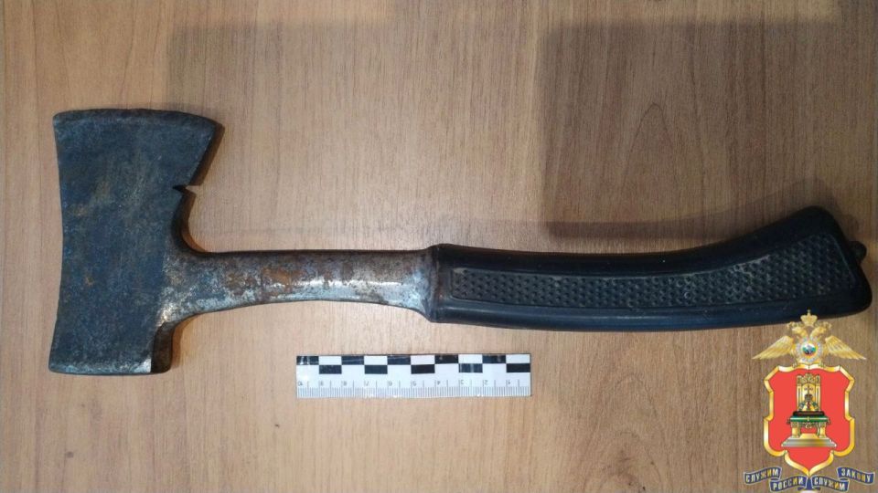 В Кашине на дебошира, угрожавшего соседу топором, полиция возбудила уголовное дело