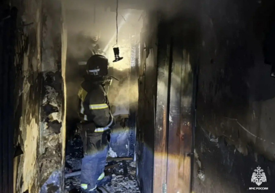 В Ржеве при пожаре погиб 42-летний мужчина