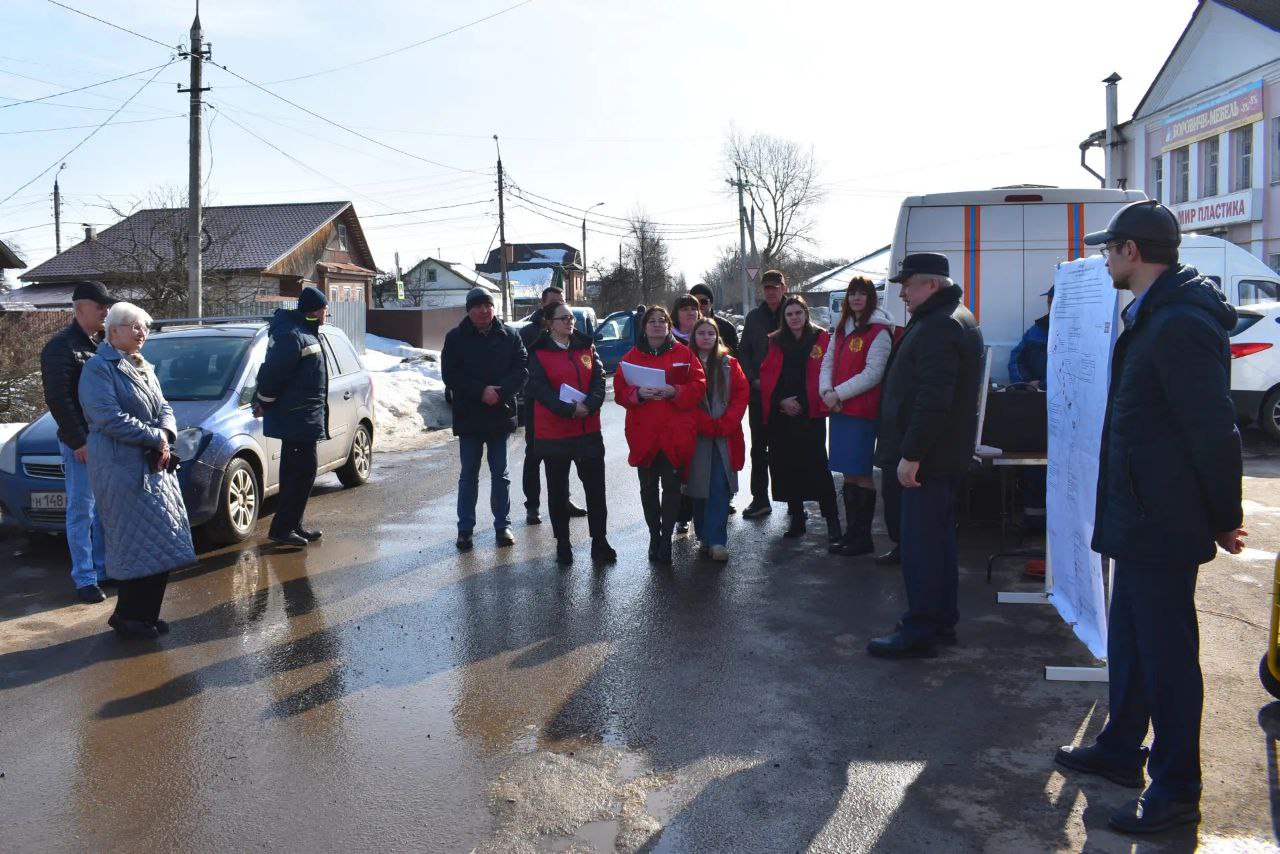 В Твери прошли командно-штабные учения по подготовке к безаварийному пропуску весеннего половодья и пожароопасному периоду