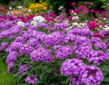 Как создать эффектный цветник в сиреневой палитре: советы по дизайну и уходу