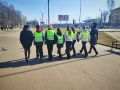 Госавтоинспекция и ЮИД вышли в профилактический рейд перед каникулами и призвали юных пешеходов и велосипедистов быть внимательными на дороге