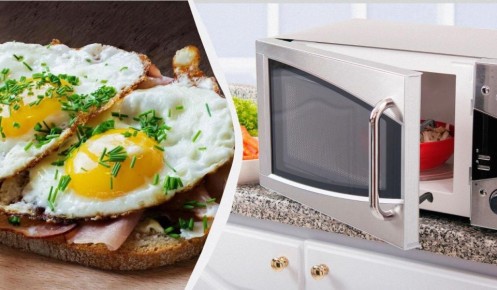 Яичница без сковороды: Как легко приготовить популярный завтрак в микроволновке