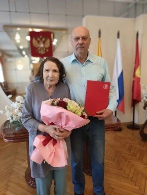 Супруги Львовы из Ржева отметили золотой юбилей свадьбы