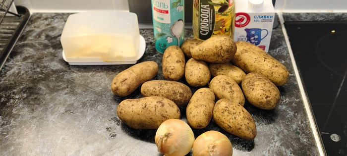Картофельное пюре с луком: идеальный гарнир к копчёной рыбе