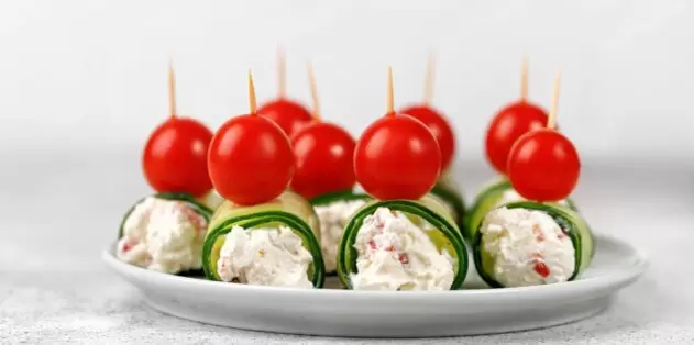 Канапе с огурцом и черри: идеальная закуска для любого мероприятия