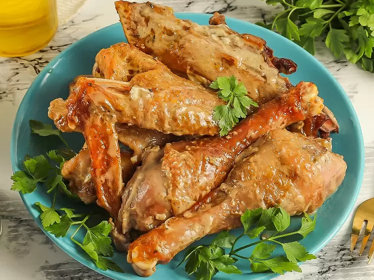 Секрет сочной курицы: горчица и майонез