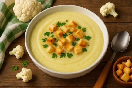 Нежный суп-пюре из цветной капусты: любимый рецепт для всей семьи