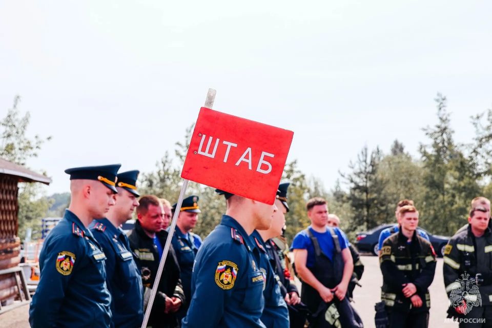 Пожарнo-тактические учeния на территории гипермаркета Пожарнo-тактические учeния на территории гипермаркета