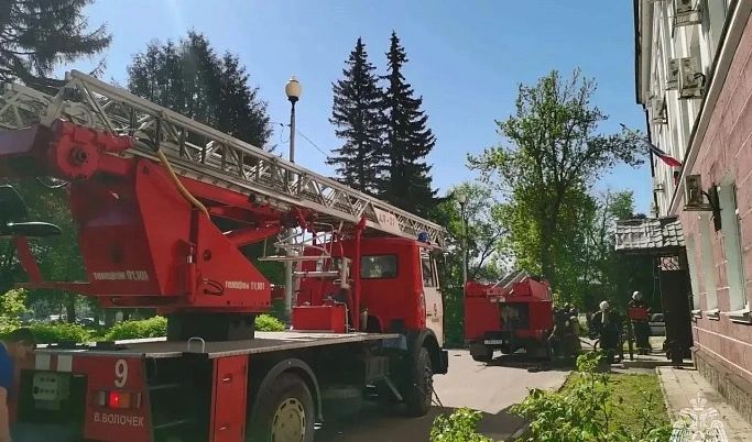 В Вышнем Волочке были проведены пожарно-тактические учения
