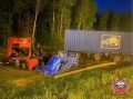 В Тверской области фура скинула грузовик в кювет и перевернулась сама