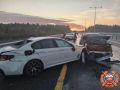 Появились подробности и фото массовой аварии на трассе в Тверской области