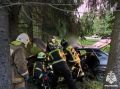 Ликвидация ДТП. Вчера специалисты 53 ПСЧ ликвидировали последствия ДТП в районе деревни Ново-Ямская Старицкого МО, где произошел съезд в кювет легкового автомобиля