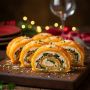 Сырный рулет с курицей и грибами