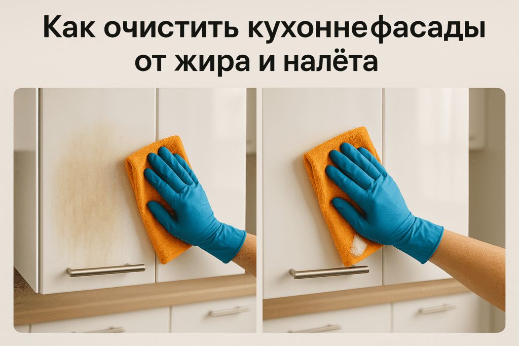 Эффективные методы очистки кухонных фасадов: избавляемся от жира и налёта