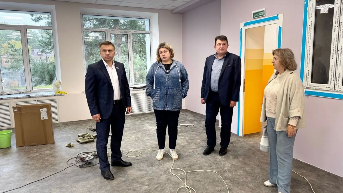 В Весьегонске завершается ремонт детского сада