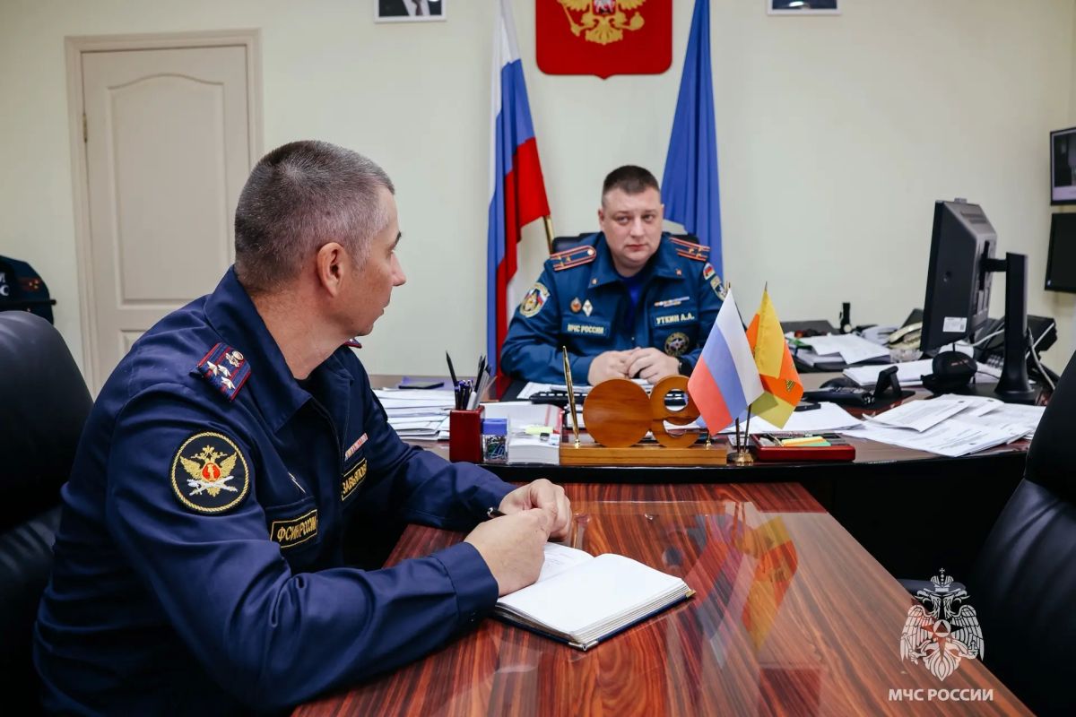 В Главном управлении МЧС России по Тверской области состоялась рабочая встреча с руководством УФСИН России по Тверской области