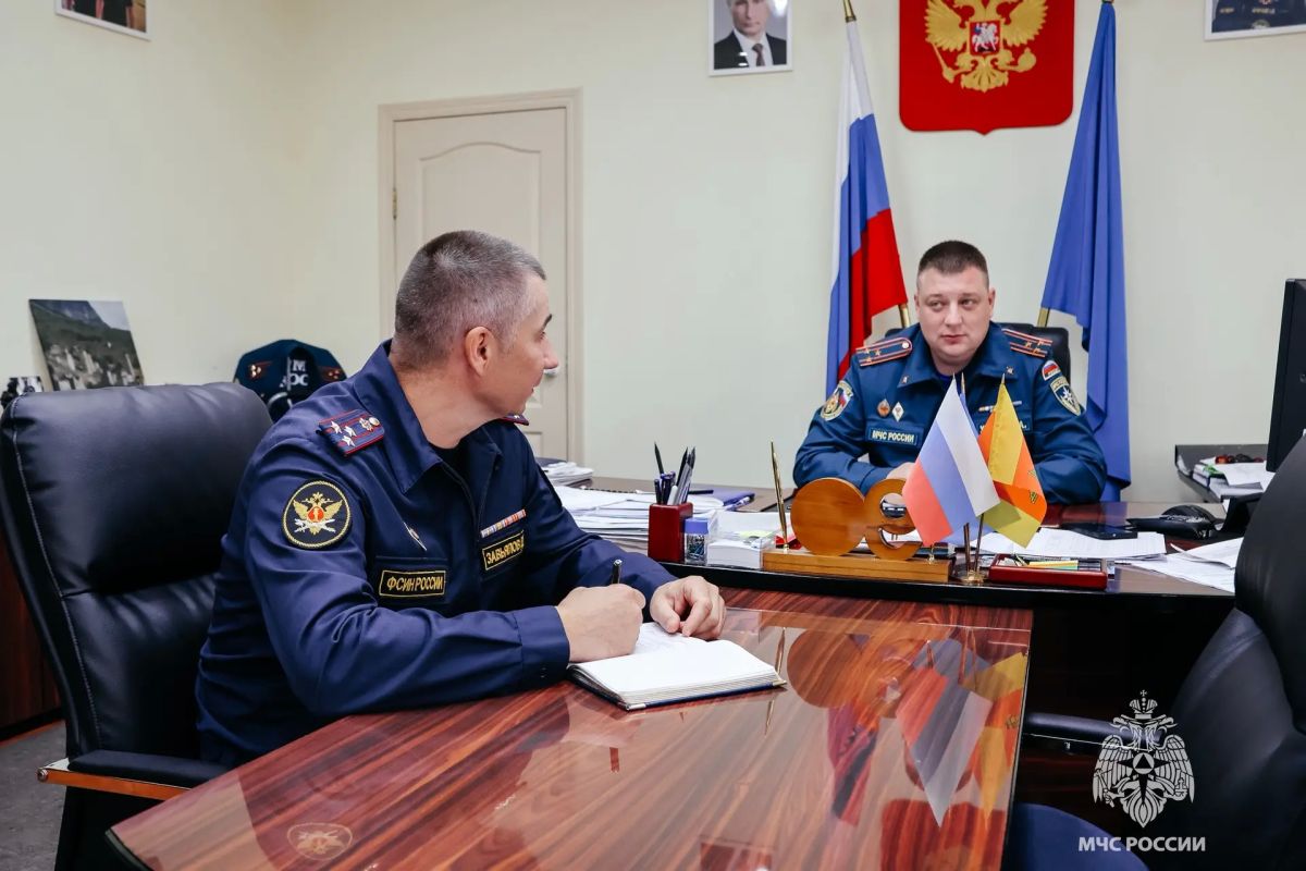 В Главном управлении МЧС России по Тверской области состоялась рабочая встреча с руководством УФСИН России по Тверской области В Главном управлении МЧС России по Тверской области состоялась рабочая встреча с руководством УФСИН России по Тверской области