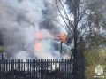 В Тверской области пожар уничтожил два здания
