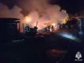 Сегодня ночью произошел пожар в хозяйственном строении в деревне Дмитрово-Черкассы Калининского МО