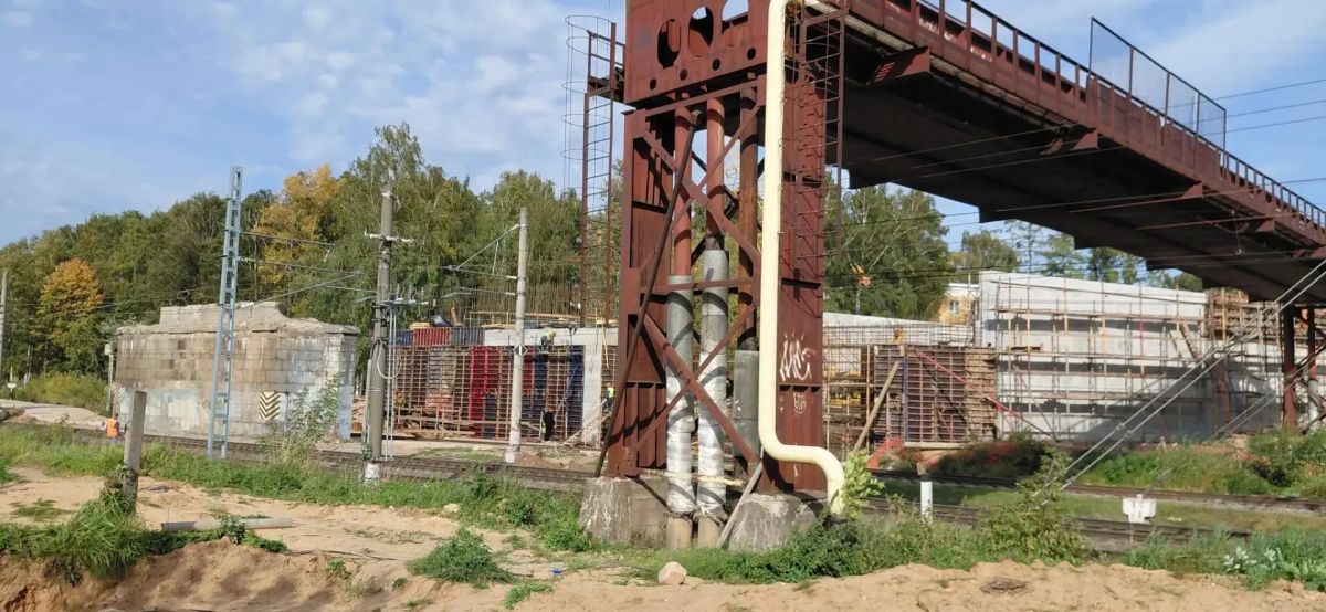 Появились свежие кадры со стройки нового Горбатого моста в Твери Появились свежие кадры со стройки нового Горбатого моста в Твери